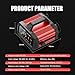 2Amp to 25Amp Car Battery Charger and Maintainer, Trickle Charger for 12V 24V Batteries Repair (AGM, LiFePO4, Lead Acid) with Winter and Booster Mode