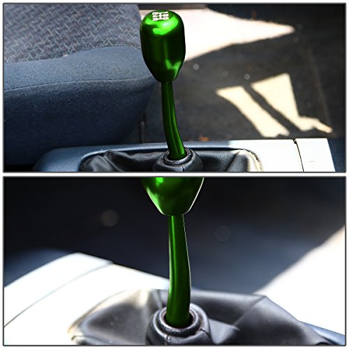 Auto Dynasty Compatible with Civic/Del Sol/CRX/Integra Dual Bend Manual Transmission Racing Short Throw Shifter (Green) - Image 4