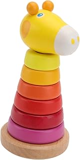Toyvian 1 Conjunto De Blocos De Arco-Íris Brinquedos Infantis Brinquedos Infantis Para Crianças Brinquedos De Madeira Brinquedos De Empilhamento Brinquedos Infantis Conjunto De Jogos