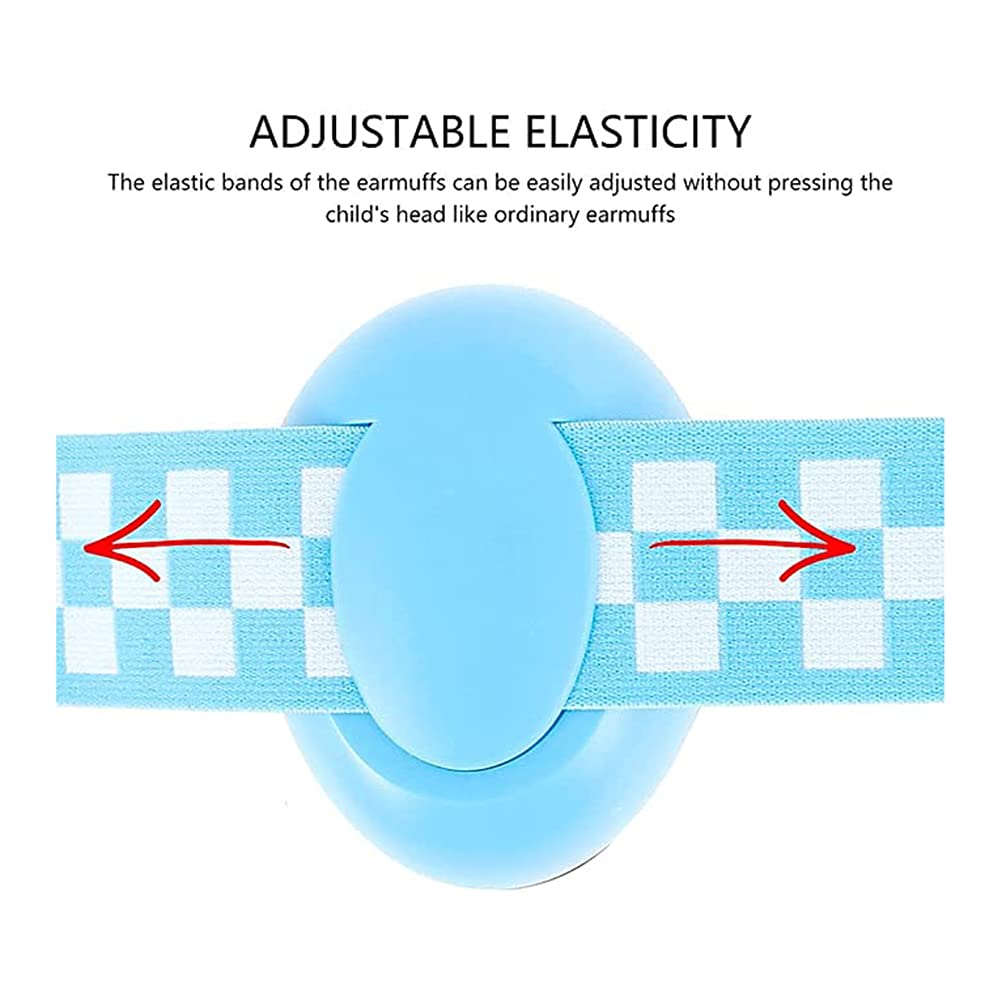 VOUNEDA Baby Ear Defenders,Kids Ear Defenders Headphone,Baby Ear Earmuffs for Newborn and Babies Adjustable Comfortable Noise Reduction Ear Muffs Ear Protector - Image 4