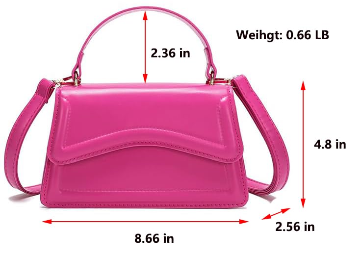 Image of Mini Crossbody Bag for Women, Cute Mini Purse, Ladies Small Top Handle Satchel, Trendy Daily Clutch Purse