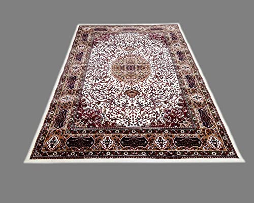 Image of Royal Look Design Runner Carpet 2 Feet x 6 Feet Ivory Colour Carpets for Home Living Room Bedroom Dining Room