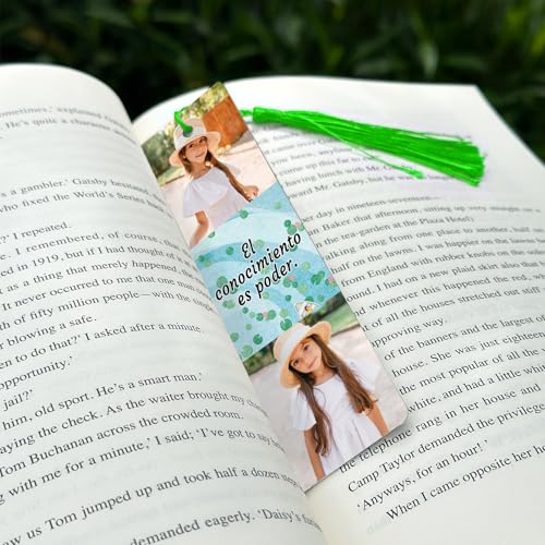Marcadores de Libros Personalizados con Foto y Texto Marcapaginas Personalizado Regalo de Cumpleaños