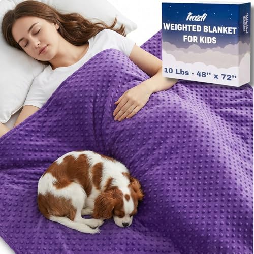 Super Soft Weighted Blanket for Kids with Removable Cover - Children Heavy...