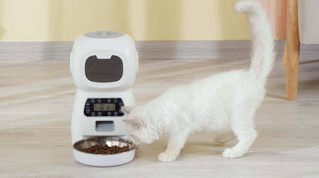 Automatic Cat Feeder, 3.5L Timed Auto Dog Feeders for Small Pets, Automated Dry Food Dispenser, Smart Feed with Timer… - Image 8