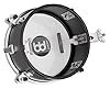 Meinl Percussion Drummer Snare Timbales - Drum with 10-inch Diameter - With Snare and Mount - Steel, Black (MDST10BK) #4