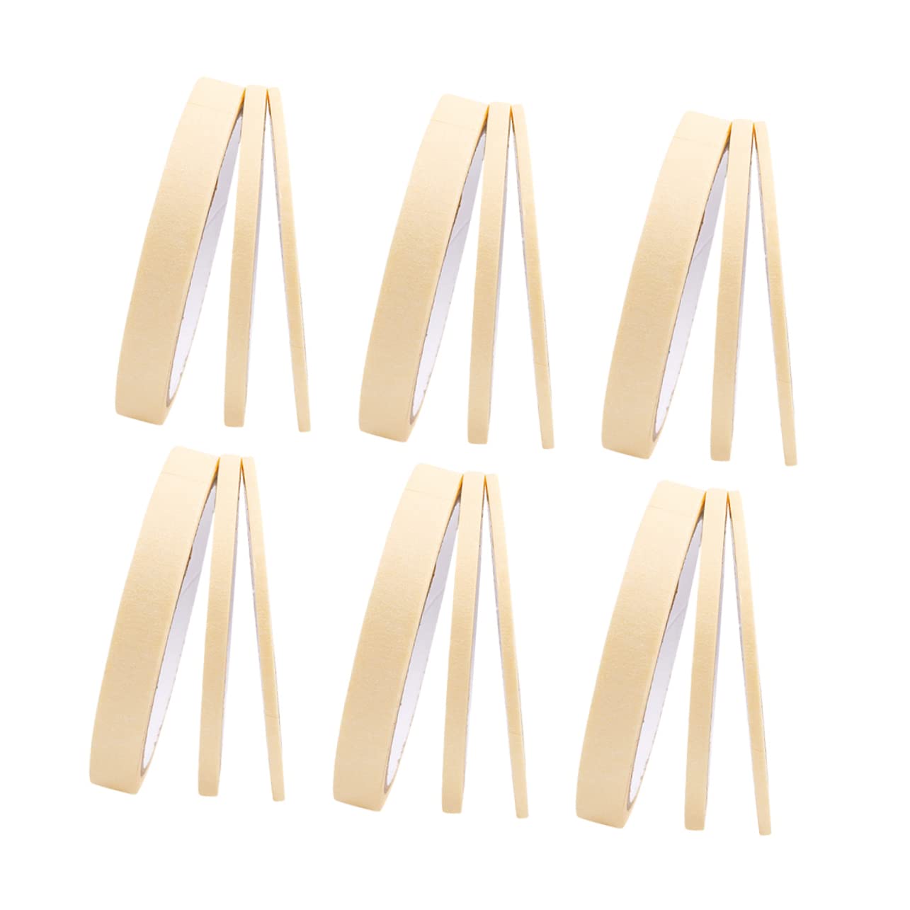 Healeved 18rollos Cinta Adhesiva Para Arte De Uñas De Cinta De Enmascarar Para Salones y Uso Casa Para Separar Esmalte De Uñas No Tóxica Ácido