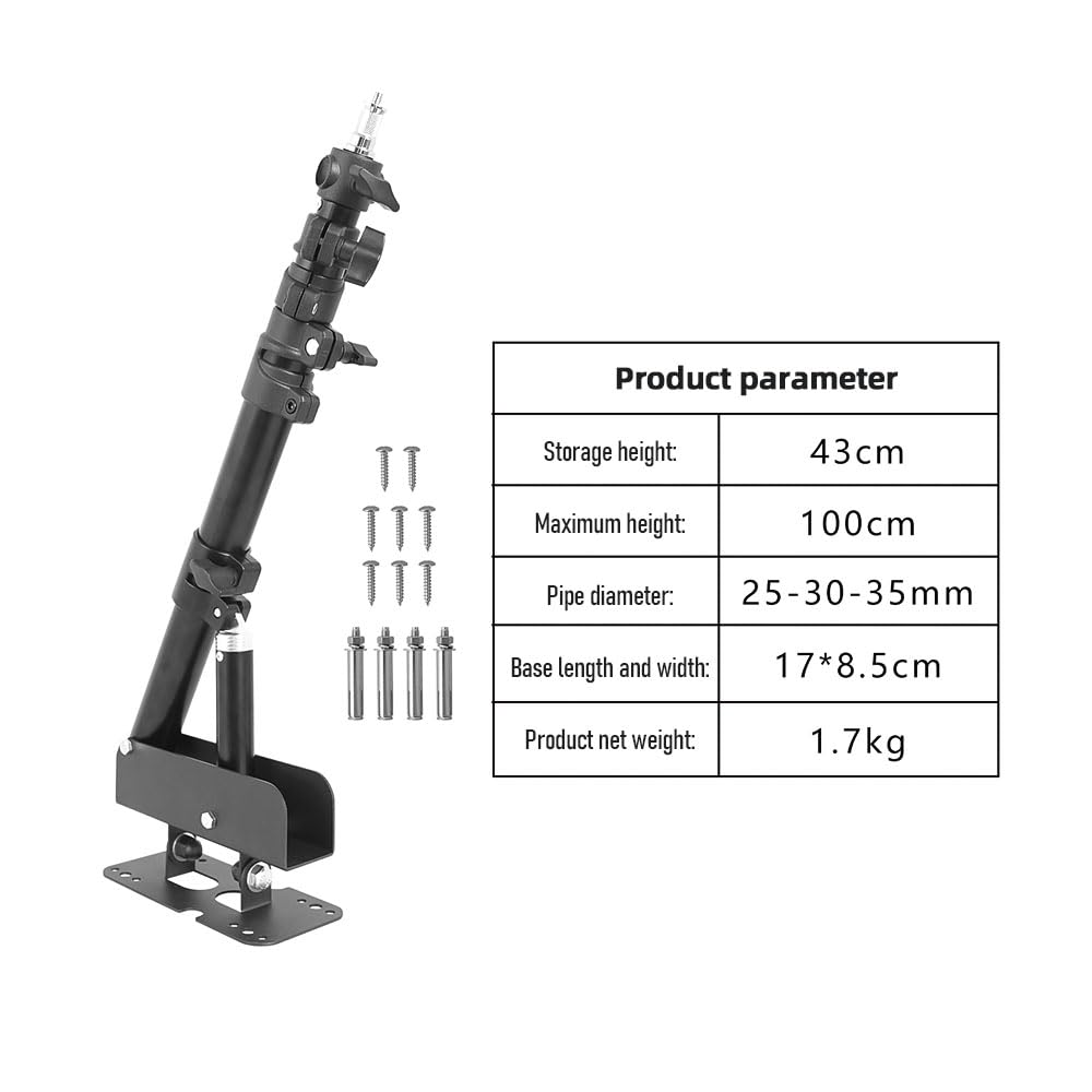 Amazon.co.jp: Duangu 壁掛けライトスタンド、金属製壁取り付け