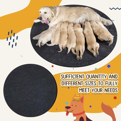Image of SmoothNovelty 2 Pack Whelping Pads Washable and Waterproof, Reusable Pet Training Mat, Pee Pads for Dogs, Fast Absorbing, Non Slip for Whelping Box Kit Small Dog Puppy Training Supplies(32 x 32)