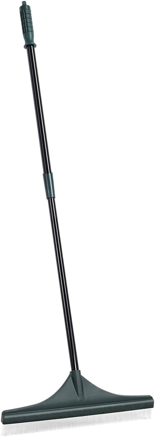 ORIENTOOLS Grass Rake for Artificial Grass, Turf Rake Artificial Lawn Brush with Adjustable Steel Handle 80 to 130 CM Garden Tools Fake Grass Brush for Lawns and Carpet