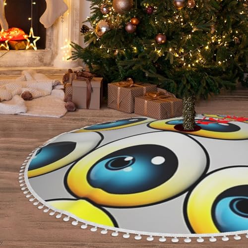 Cache pied de sapin de Noël 121 cm pour masquer le support proprement