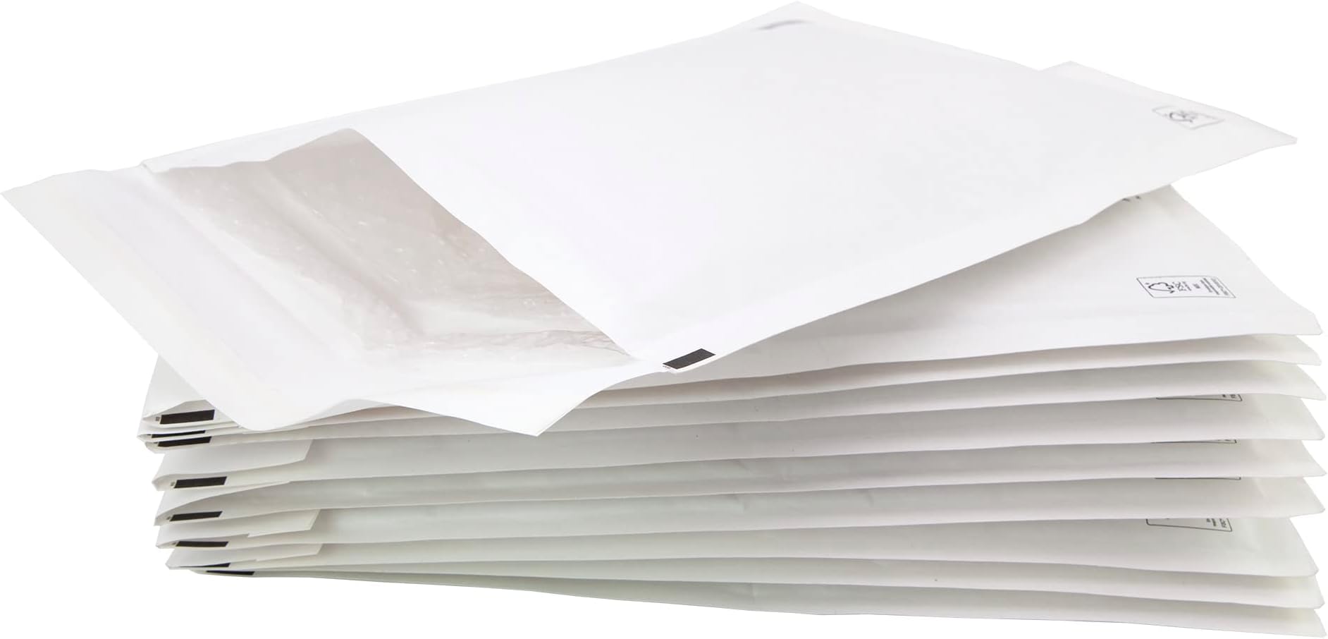 Postmaster Padded Envelopes A4 White Peel Seal Bubble Mailers 220x340mm, 10 Pack