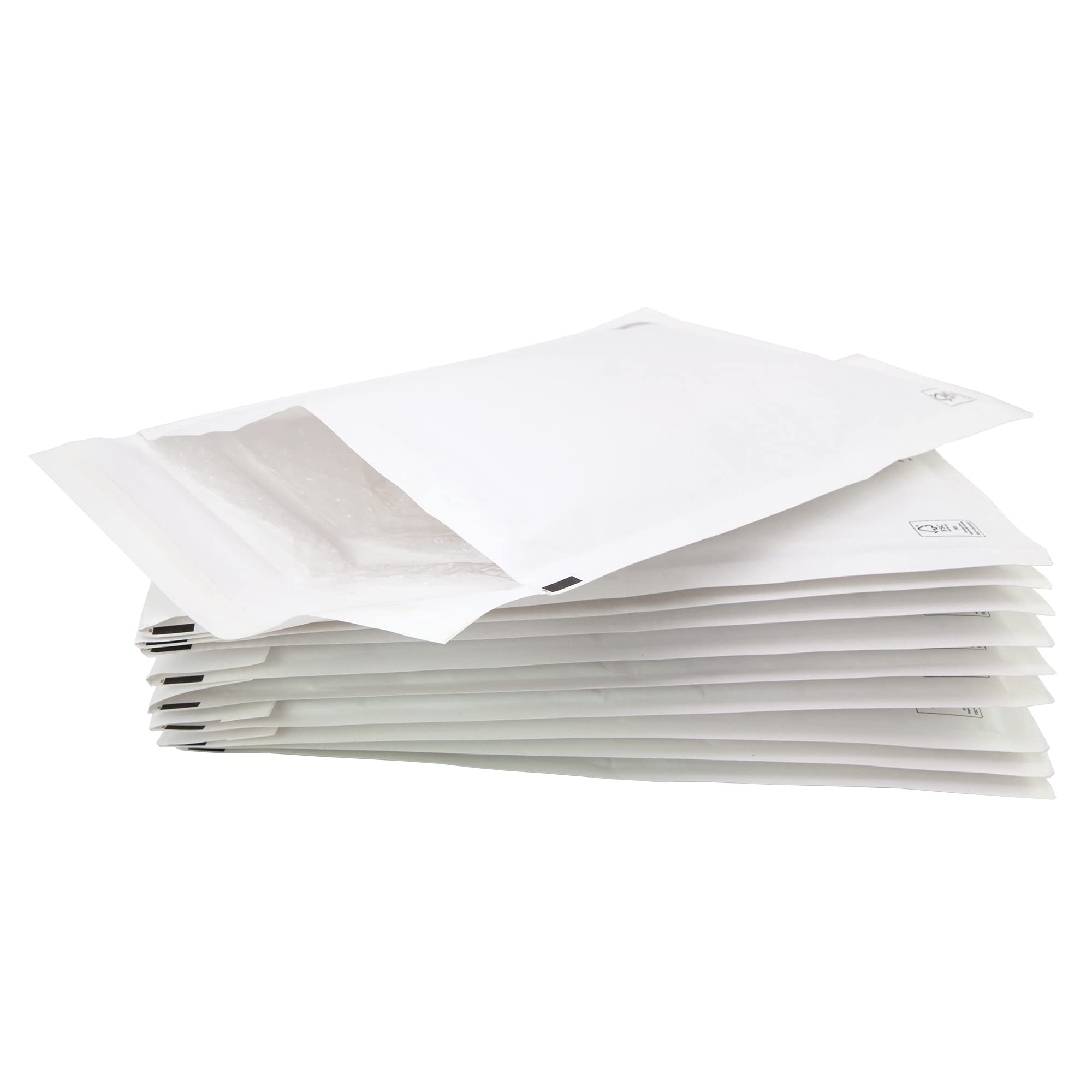Postmaster Padded Envelopes A4 White Peel Seal Bubble Mailers 220x340mm, 10 Pack