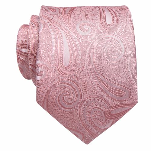 Image of YourTies Paisley Men's Necktie Woven Silk Floral Ties for Men Designer Formal Business Party Wedding