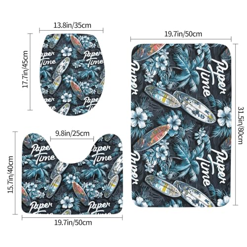 Tapis de douche antidérapant et absorbant lavable en machine - 3