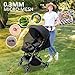 2-in-1 Stroller Cover, Baby Mosquito Net for Stroller with Sun Shade, Stroller Accessories - UV Protection & Breathable 3D Mesh with Two-Way Zipper, Universal Fit Most Stroller