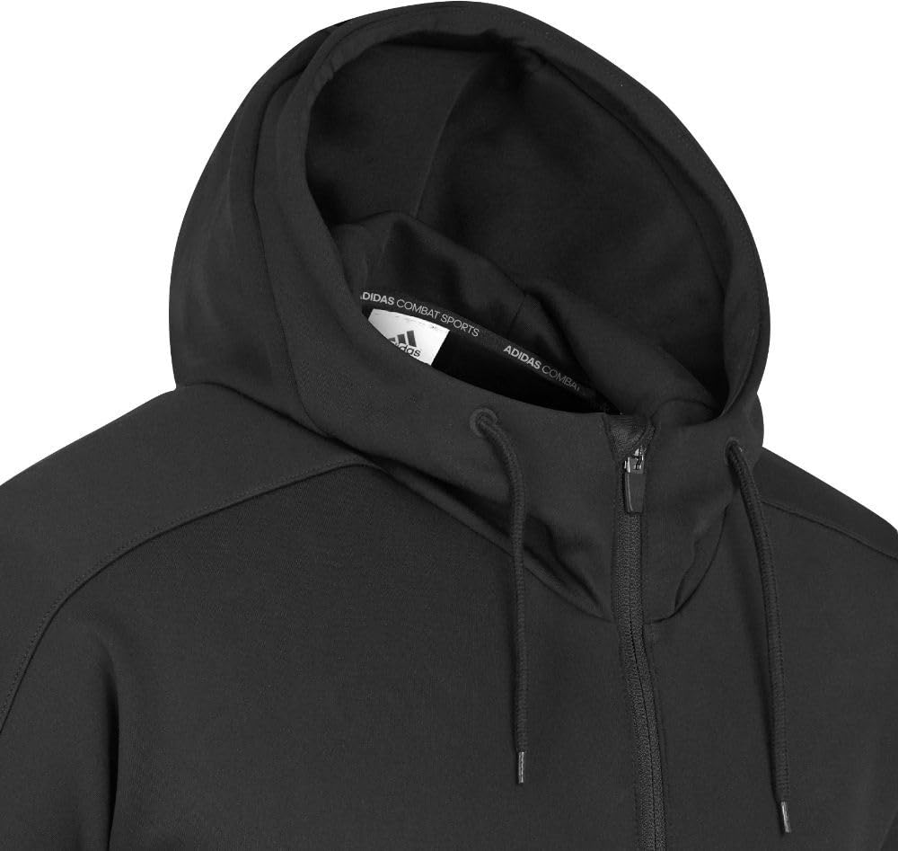Adidas Combat Sports TR70-100 Bluza z Kapturem, Czarny/Biały, S
