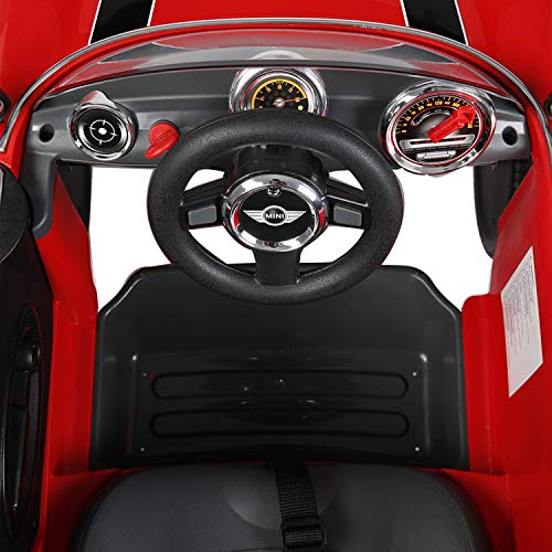 Rollplay Push Car mit ausziehbarer Fußstütze, Für Kinder ab 1 Jahr, Bis max. 20 kg, MINI Cooper, Rot, 84 x 45.6 x 59 cm… – Bild 7