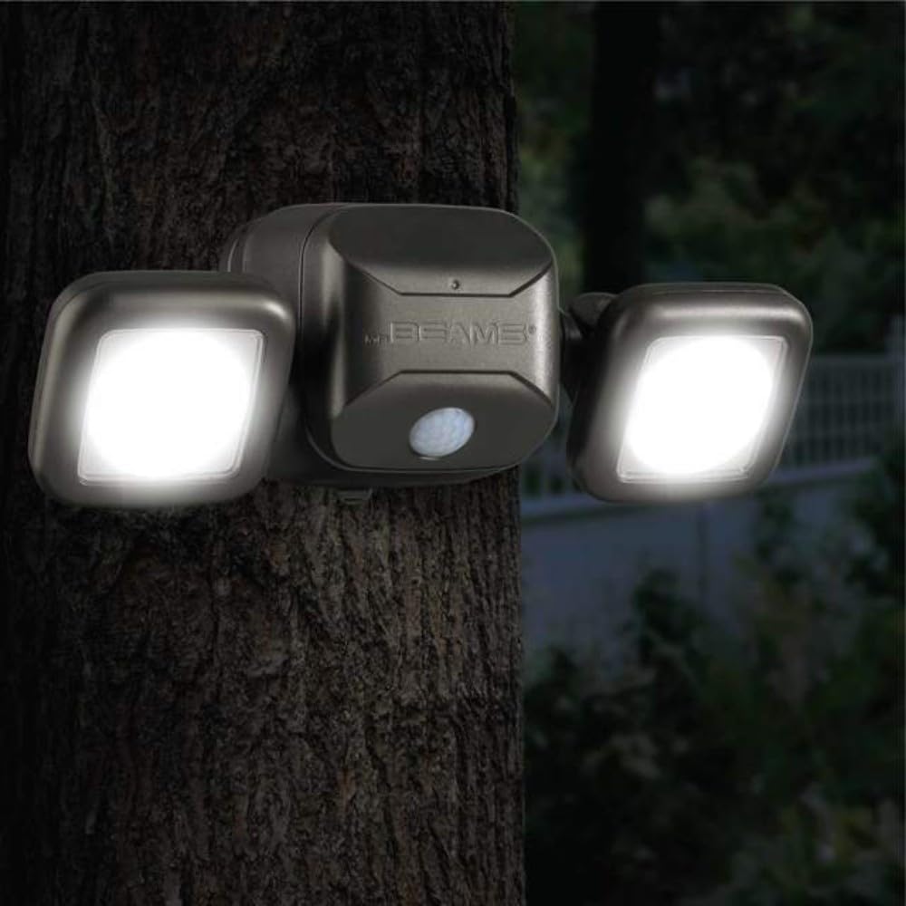 MrBeams batteriebetriebener LED Strahler MBN3000 braun mit Bewegungssensor und koppelbar