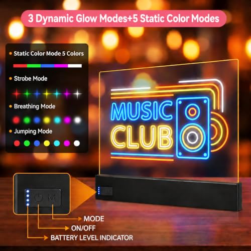 16" LED Note Board with 8 Dry Erase Markers for 5-12 Year Old Girl Gifts | LED Drawing Board for Kids Toys, 13"x10" Rechargeable Light Up Doodle Tablet for Birthday Christmas Decor(8 Light Effects) - image 3