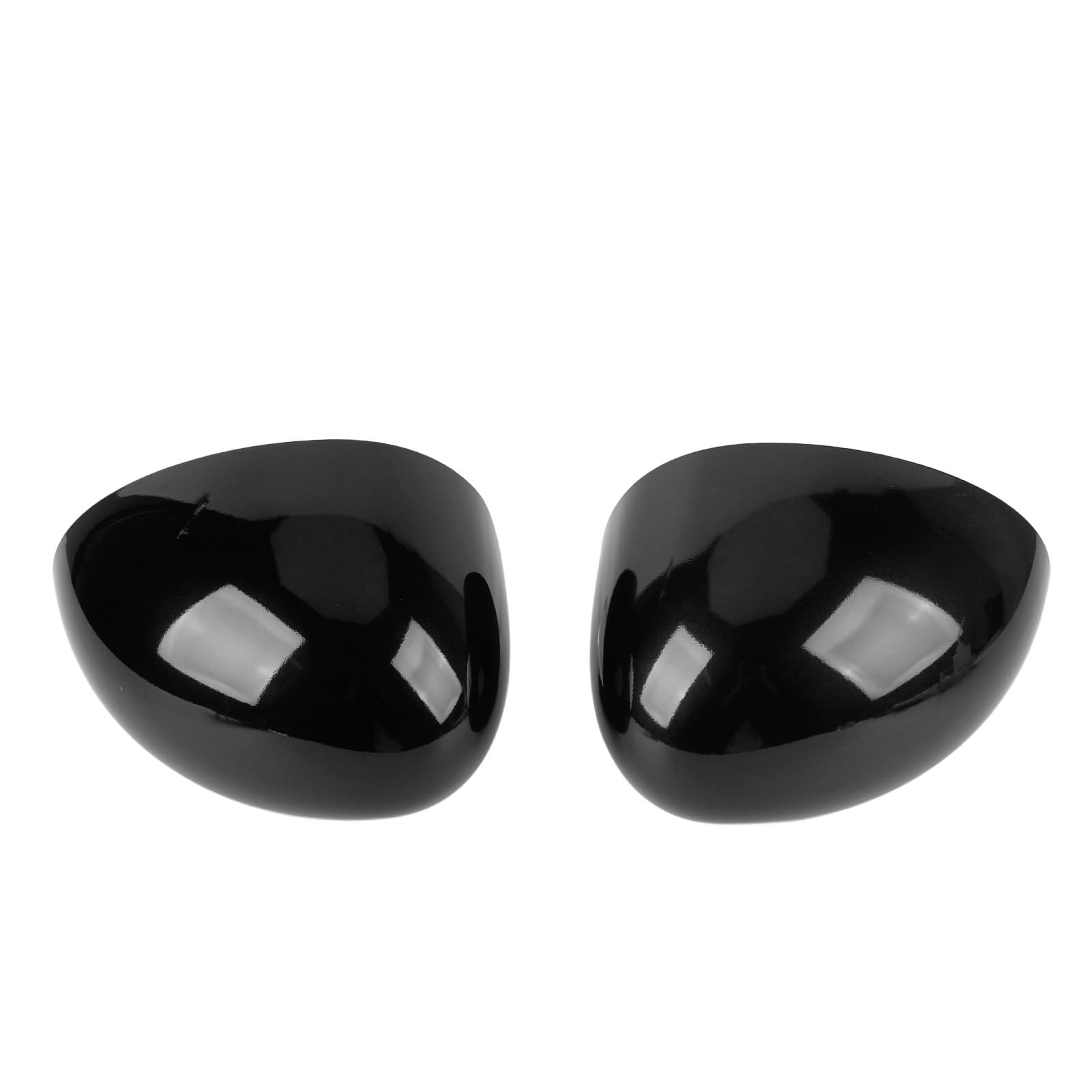 Coppia di Coperture a Specchio Sulla Porta Esterna Adattata Alla Mini F55 F55 F56 F57 F60 Pre-LCI, Migliora L'aspetto del Veicolo per i Modelli 2014-2019 (nero lucido)