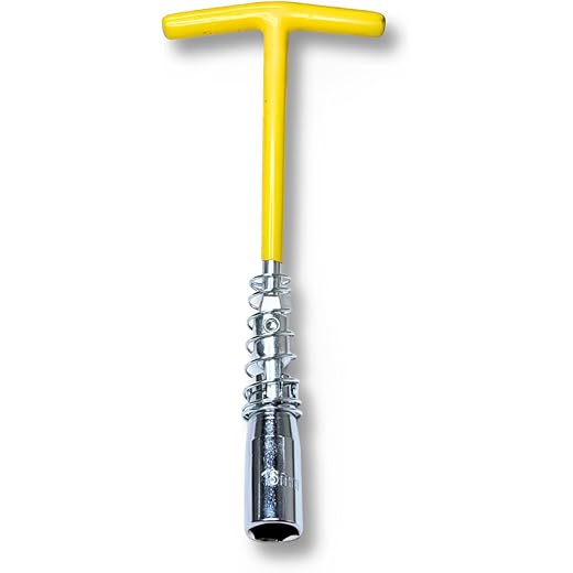 ZIODIC Extended 16mm Spark Plug Removal Tool T-Bar T-Handle Spanner Socket Wrench | Automotive Tools & Supplies | Hand Tools | Wrenches