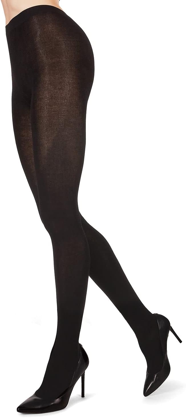 MeMoiMeMoi Women's Ultra-Soft Rayan Blend Basic Flat Knit Tights
