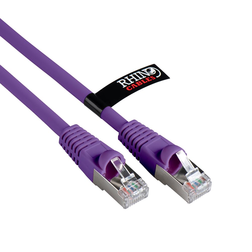 rhinocables CAT 6a Ethernet Cable | 10Gbps S/FT High-Speed & Large Bandwidth Data Transfer | Reliable LAN Network RJ45 Cable | Wi-Fi Broadband Cable for Seamless Gaming & Streaming (1m, Black) — view 14