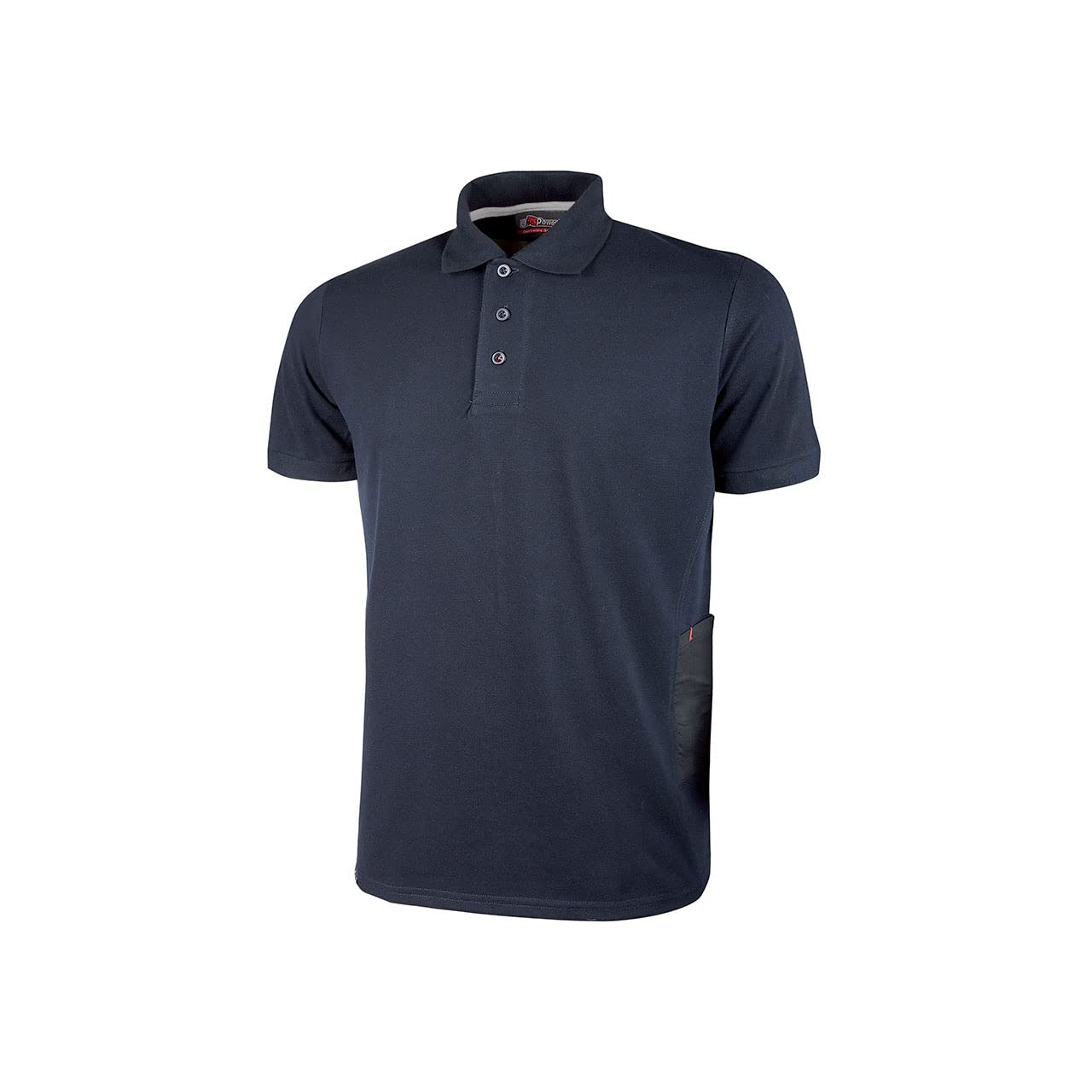 Upower U-Power EY125GM-2XL-Polo Manga Corta gama Enjoy Modelo Gap Grey Meteorite Talla 2XL Homme