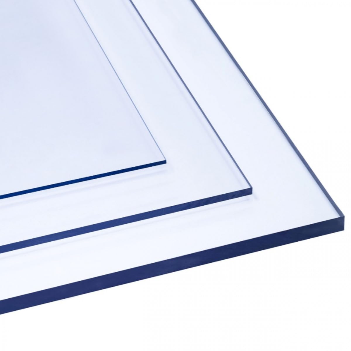 Polycarbonat-Platte 50x80cm 3mm dick - UV-beständig Bruchsicher Glas-Klar Robust & Vielseitig - Zuschnitt von Polycarbonat Transparent - PC Kunststoff-Glas - Gewächshaus-Platten