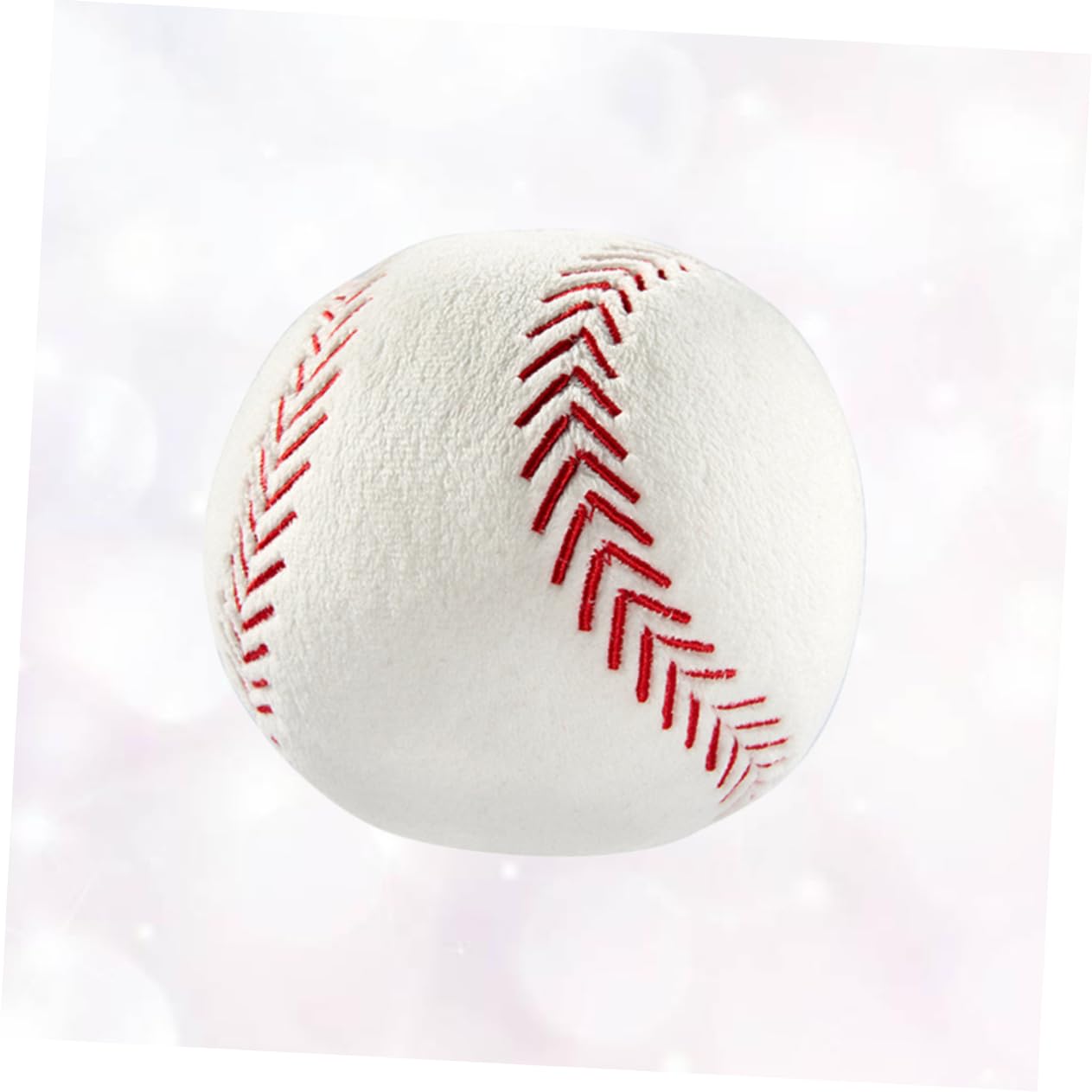 TOYANDONA Balle de Baseball Peluche pour Garçon Fille Jouet de Sport Créatif Cadeau pour Fête Anniversaire Blanche