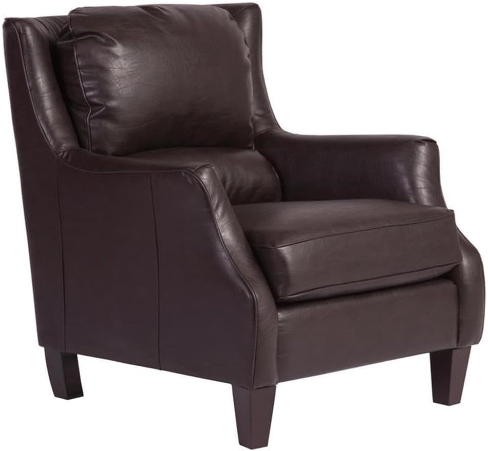 Porter Designs Garnett Accent Chair, Single-Seat, Espresso Brown