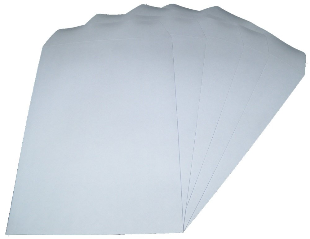 10 White A4 C4 Size Self Seal Plain Paper Envelopes 229 x 324mm 90gsm - Office Postal Mailing Postage Posting Supplies