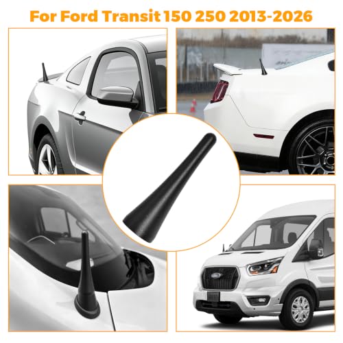 Image of 3.8 Inch Short Antenna for 2013-2026 Ford Transit 150 250 350 | Antenna Replacement Car Wash-Proof Radio Antenna Truck Antenna ToyotaTundra Accessories