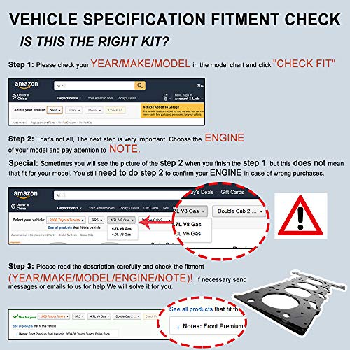 image for ECCPP Full Gasket Head Sets for Jeep for Dodge for Mitsubishi 2005-201