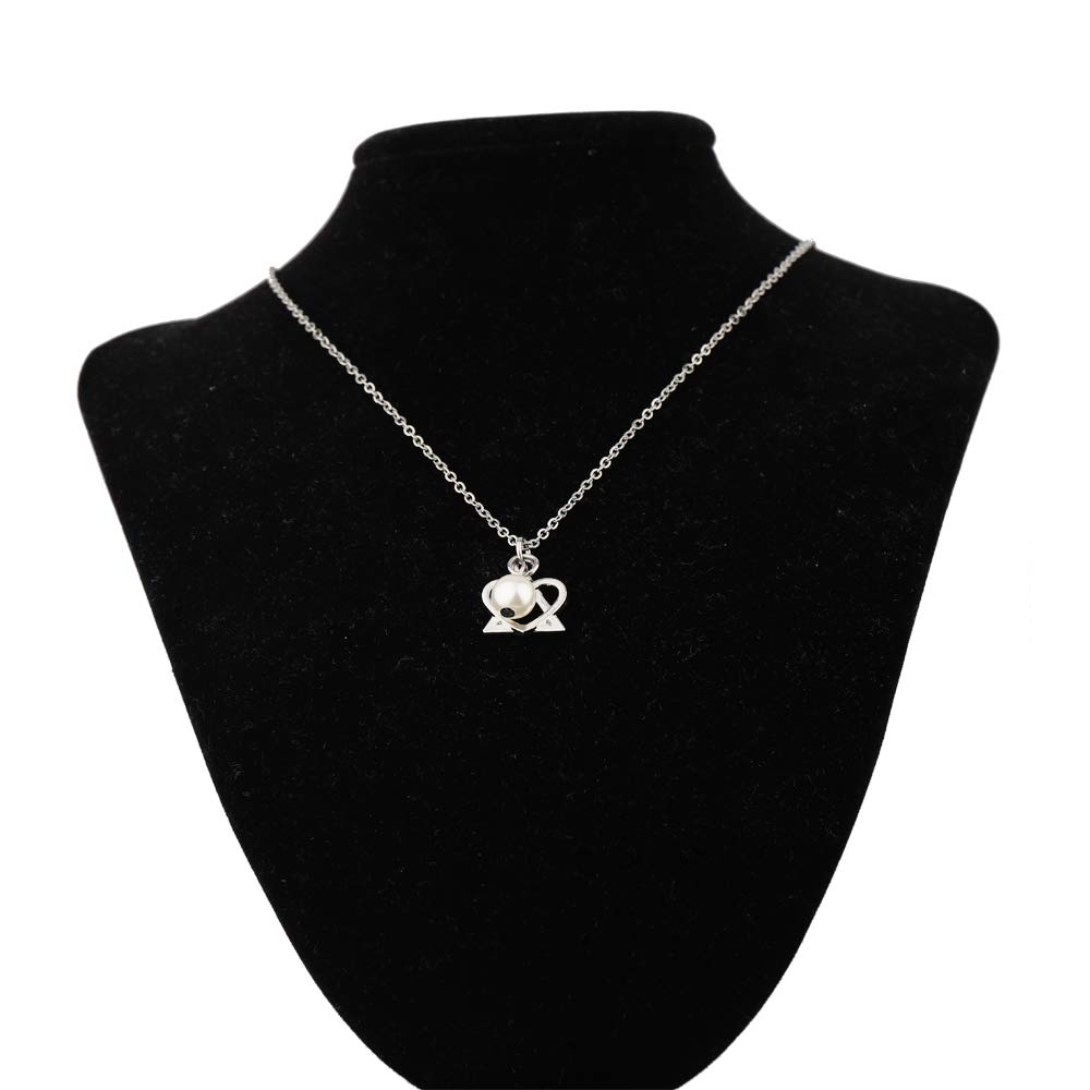 AKTAP Adoption Necklace Adoption Symbol Pendant Pear Necklace Adoption Jewelry Gift for Stepdaughter