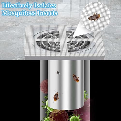 100 piezas filtro desechable para desagüe de ducha miniatura 5