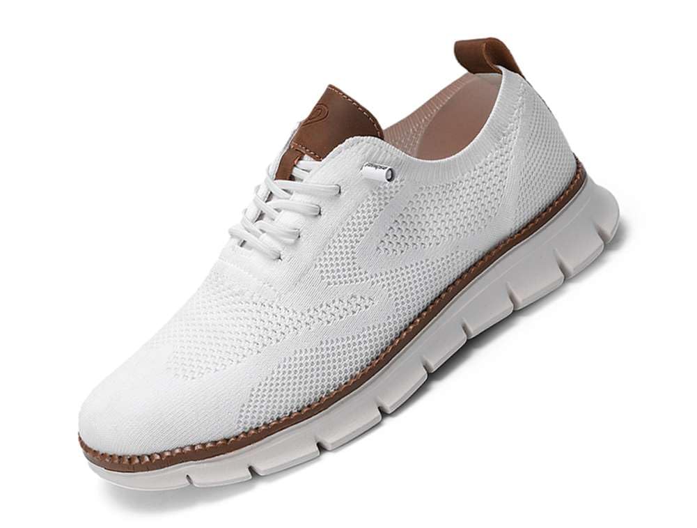 mitvrMen's Oxfords Shoes Lace Up Loafers Casual Working Driving Shoes Fashion Sneaker