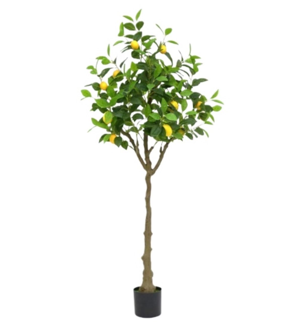AYCDL Artificial Tree Plants Artificial Lemon Tree Faux Plants Indoor Outdoor Decor For Home Office Living Room Porch Decoration Artificial Tree,A-150cm,A-150cm