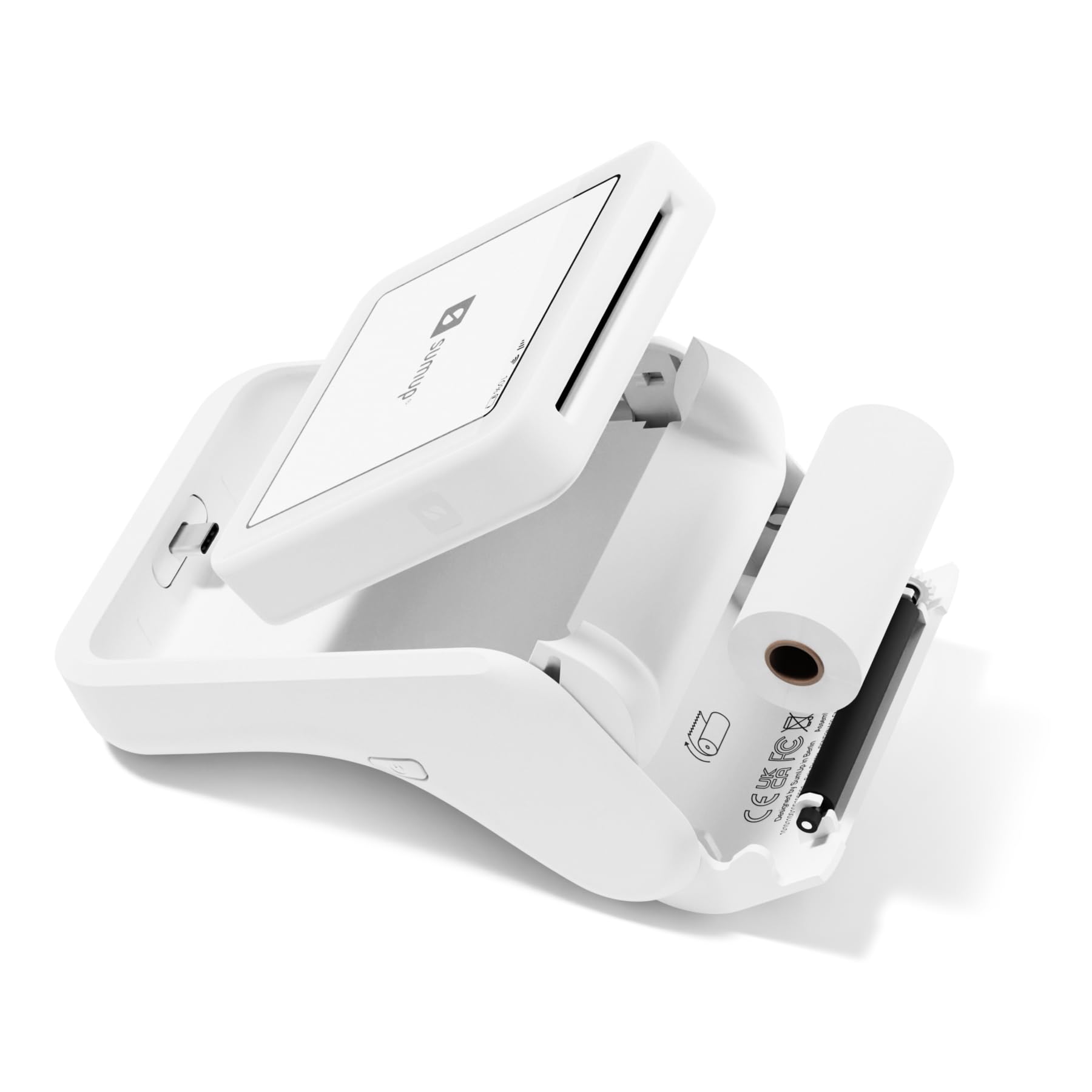 SumUp Solo Kartenterminal mit Drucker – Mobiles All-in-One Kartenlesegerät mit WLAN & integrierter SIM, Touchscreen, Belegdruck, Apple Pay, Google Pay, EC- & Kreditkarten – Keine Monatsgebühren