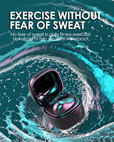 Single Earbud Open Ear Headphones Wireless Bluetooth True Wireless Mini Small Open Earbuds For Iphone Android, Tiny Bone Ear Bud With Mic Earphones For Small Ear Canals Running Cycling Workout Sport #TOP6