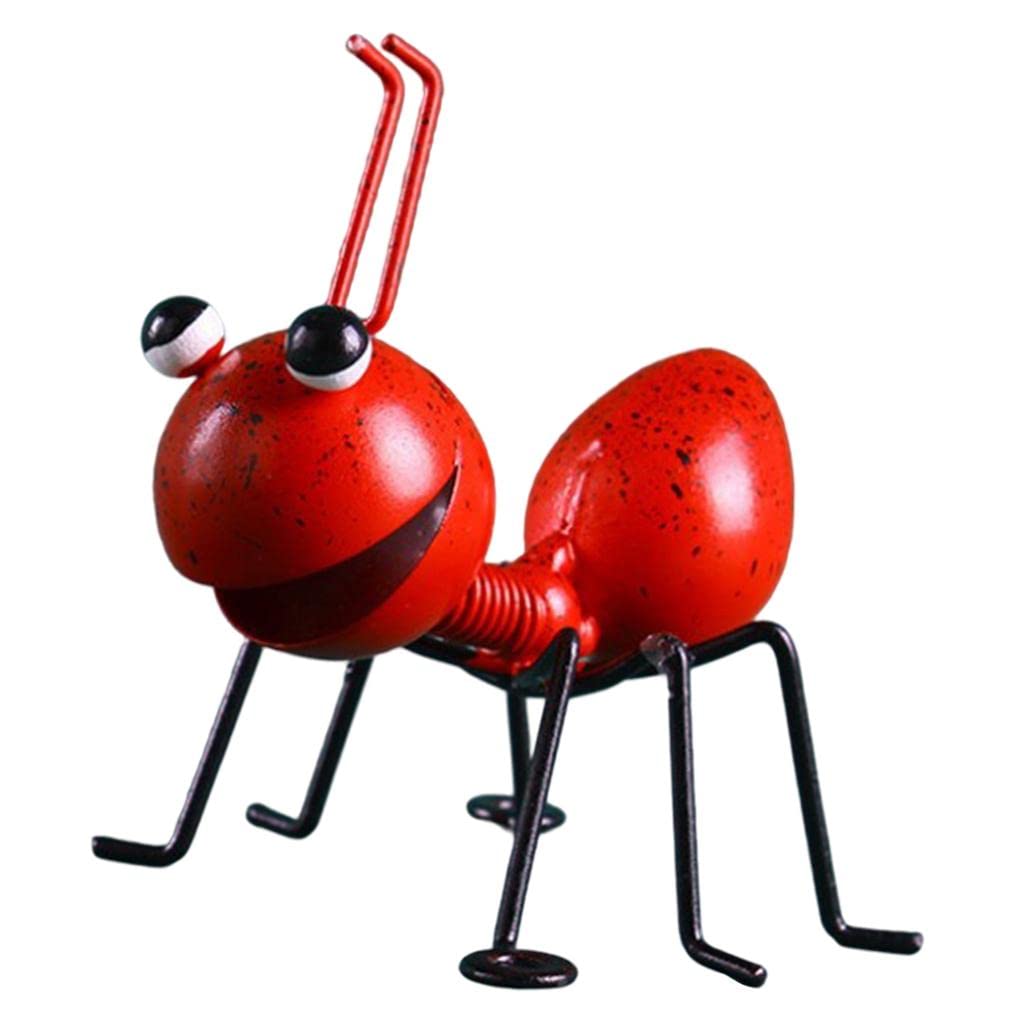 Ant Garden Decor Metal Ant Yard Wall Decor Fence Hanging Decoration Red-image-36