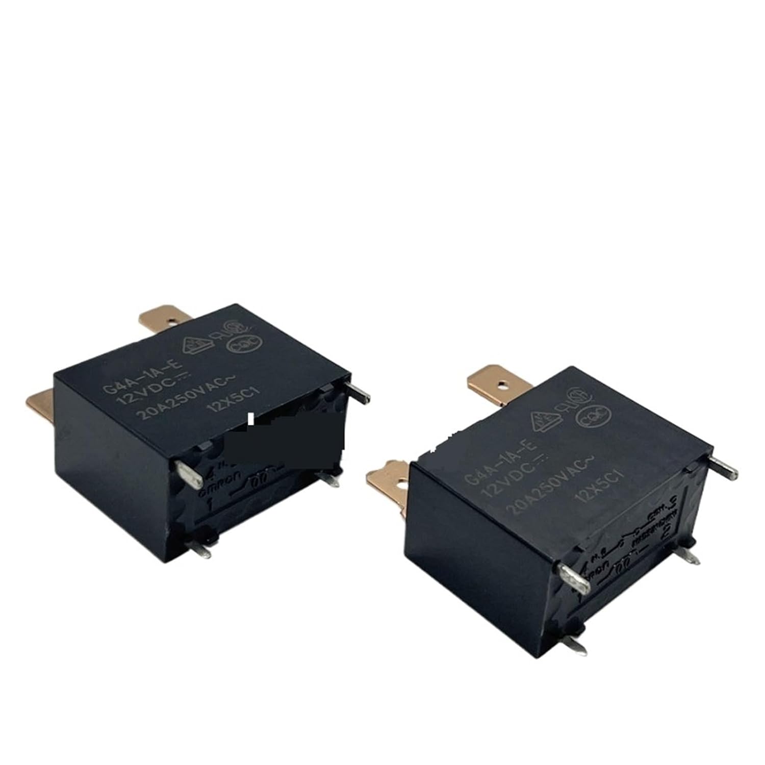 2PCS G4A-1A-E-12VDC 20A Air Conditioning Water Heater Relay 4pins