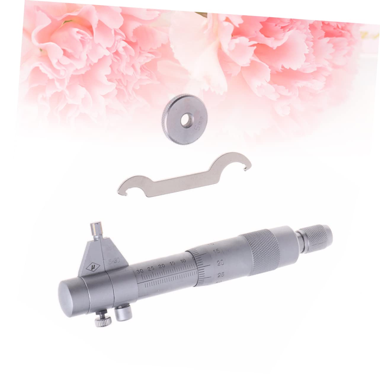 Generic Internal Diameter Tool Inner Diameter Micrometer Screw Micrometer Inside Micrometer Measuring Instrument Silver