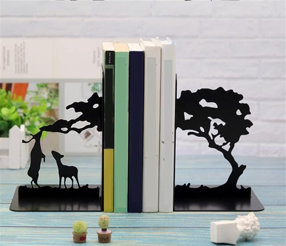 Buchstopper Buchstützen Dekorative Buchstützen Aus Metall Für Bücherregale, Schwarze Strapazierfähige Buchstützen Für Regale, Universelle Bücherhalter Bücherhalter Buchstütze