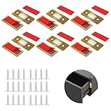 Armario Cierre Magnetico 6 pcs, Iman Puertas Adhesivo Ultrafino, Cerraduras Magnéticas Para Gabinetes, Imanes Puertas, para Cajon Cierre por Iman Fuerte para Cajones Armario Puertas de Gabinetes