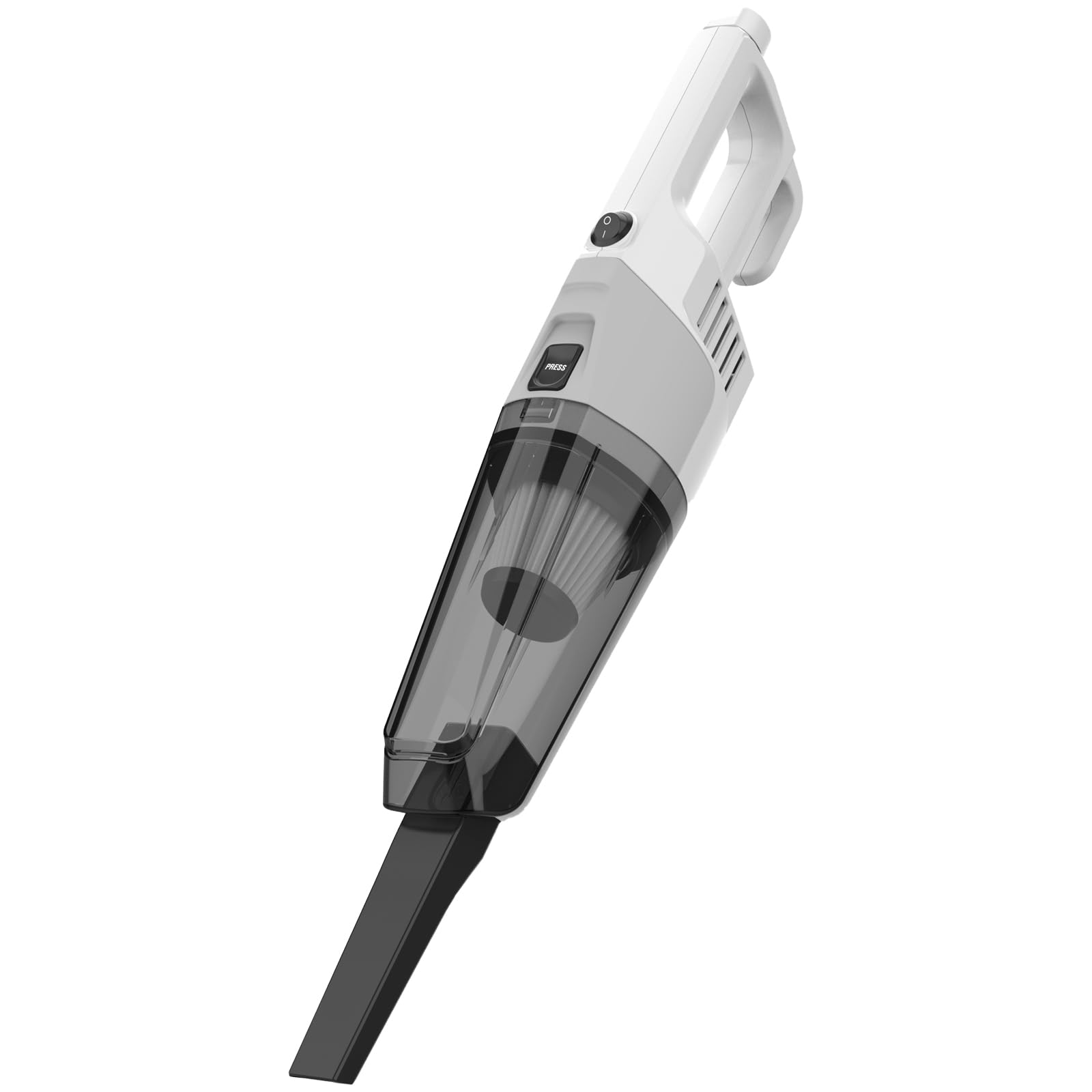 Grafner 2in1 Turbo Stielsauger, Zyklon Technologie, HEPA-Filter, beutellos, ECO-Motor mit 600 Watt und extremer Saugkraft von 18 kPa, 10 Meter Kabel, Staubsauger Handstaubsauger Bodenstaubsauger