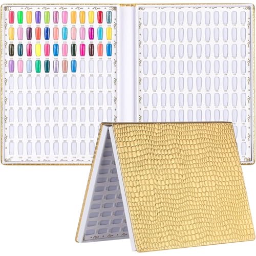 Espositore Per Cartella Colori Per Unghie, Espositore Per 216 Colori Per Unghie, Espositore Per Smalto in Gel, Espositore Per Smalto in Gel Effetto Pelle Per Salone, Strumenti Per Mostrare Campioni Di