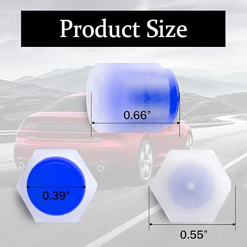 Miniatura 2 de Tapones de vástago de válvula de neumático para automóvil, 4 piezas universales fluorescentes para válvulas de neumáticos de automóvil, tapa