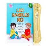 Picture of Big Heart Toys Leo Handles No Sound Book for Kids with Autism | Montessori Autism Sensory Books | Builds Social Skills, Emotional Learning & Communication | Neurodivergent Children's Sound Books
